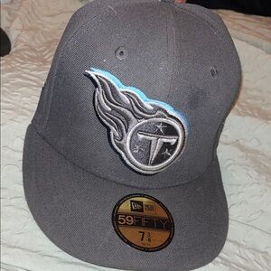 New Era Dark Gray Cap with Embroidered Logo